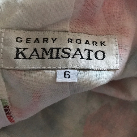 Vintage new floral multicolored cotton dress - Picture 8 of 8